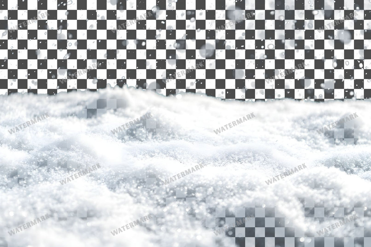 Heavy Snowfall Dense White Flakes Transparent Overlay Pngs