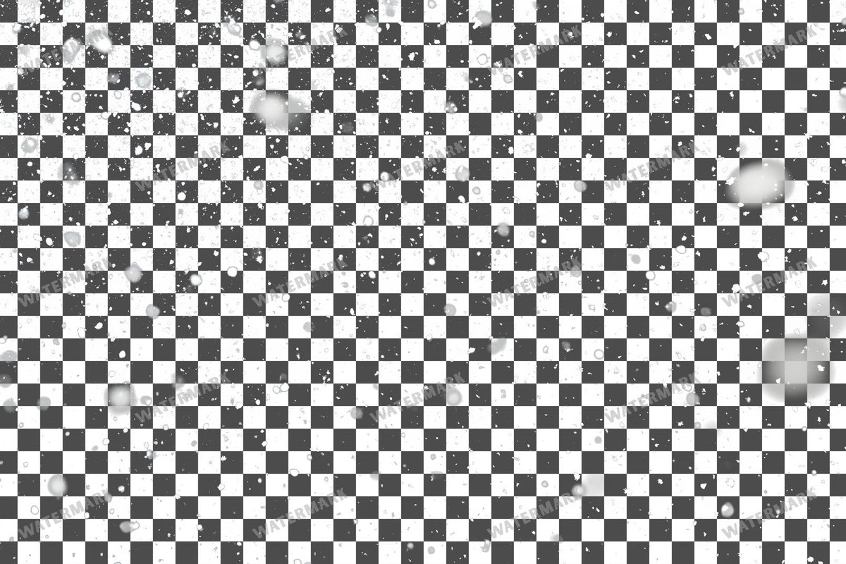 Heavy Snowfall PNG overlay on a transparent checkered background, preview 4