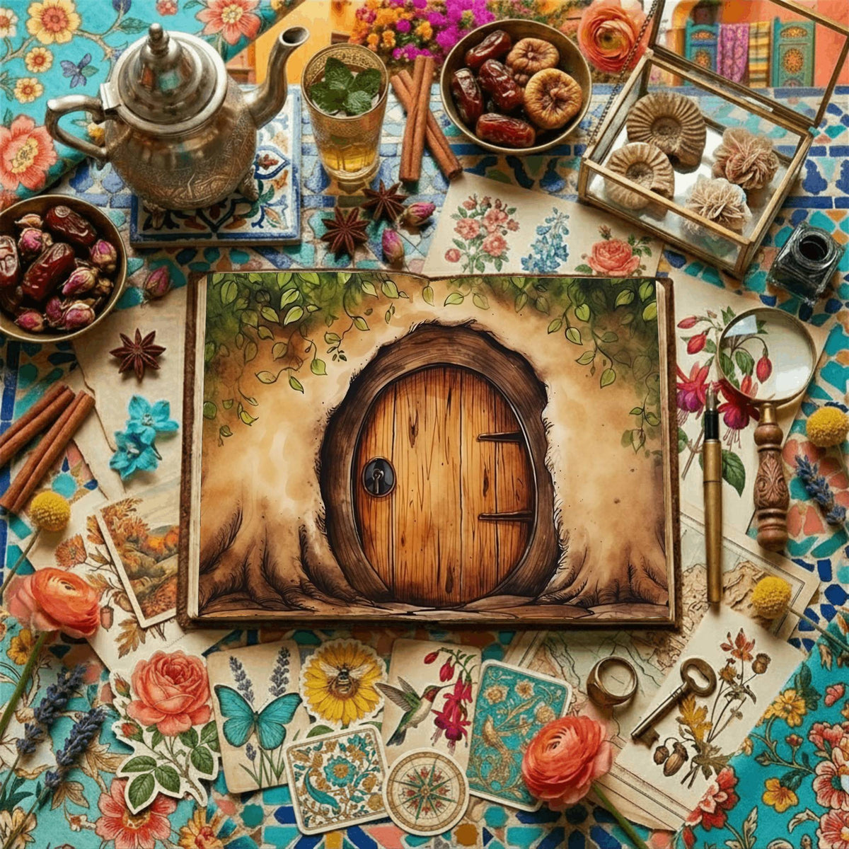 Hobbit Door Digital Papers