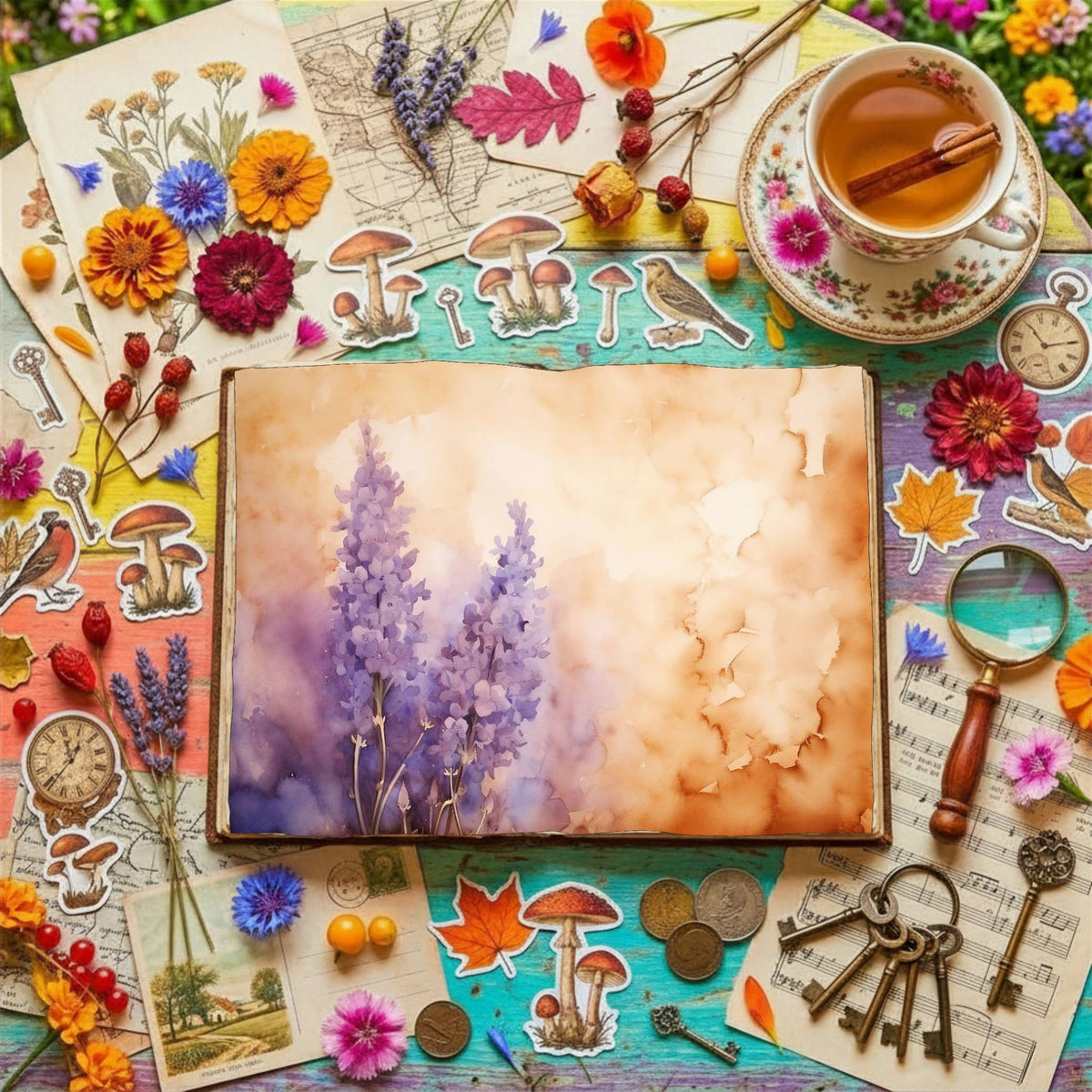 Hyacinth Flowers Digital Papers