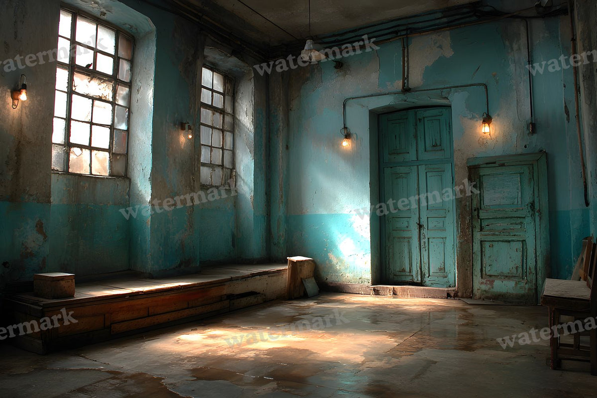Industrial Wall Texture digital photo backdrop for photo editing, preview 3