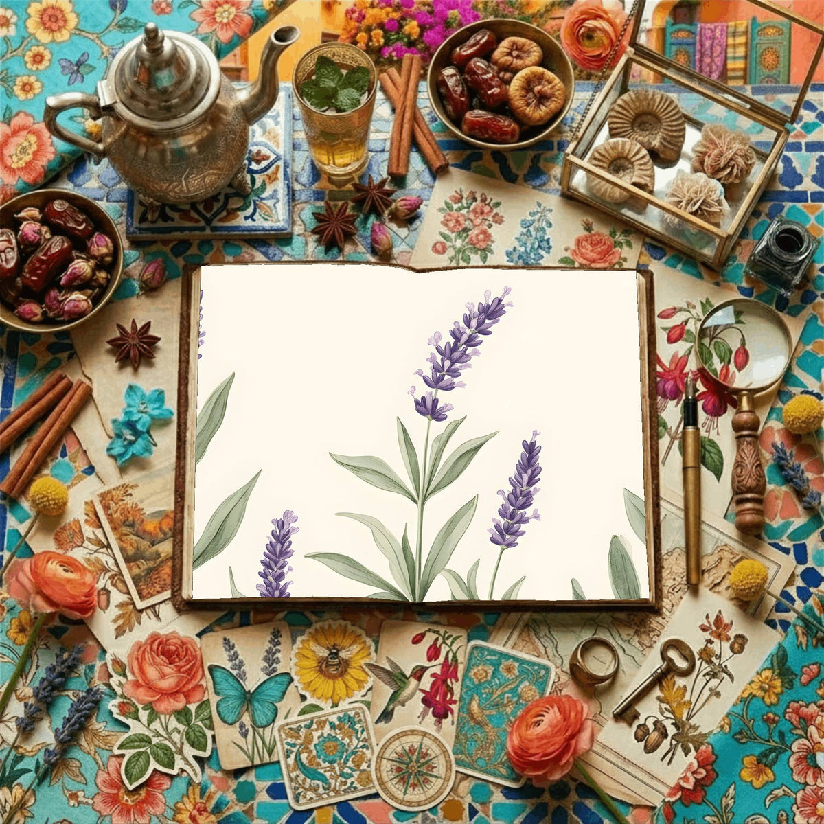 Lavender Digital Papers
