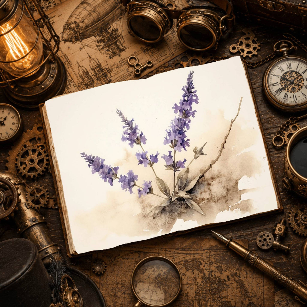 Lavender Digital Papers
