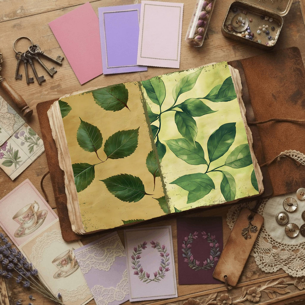 Leafy Digital Papers