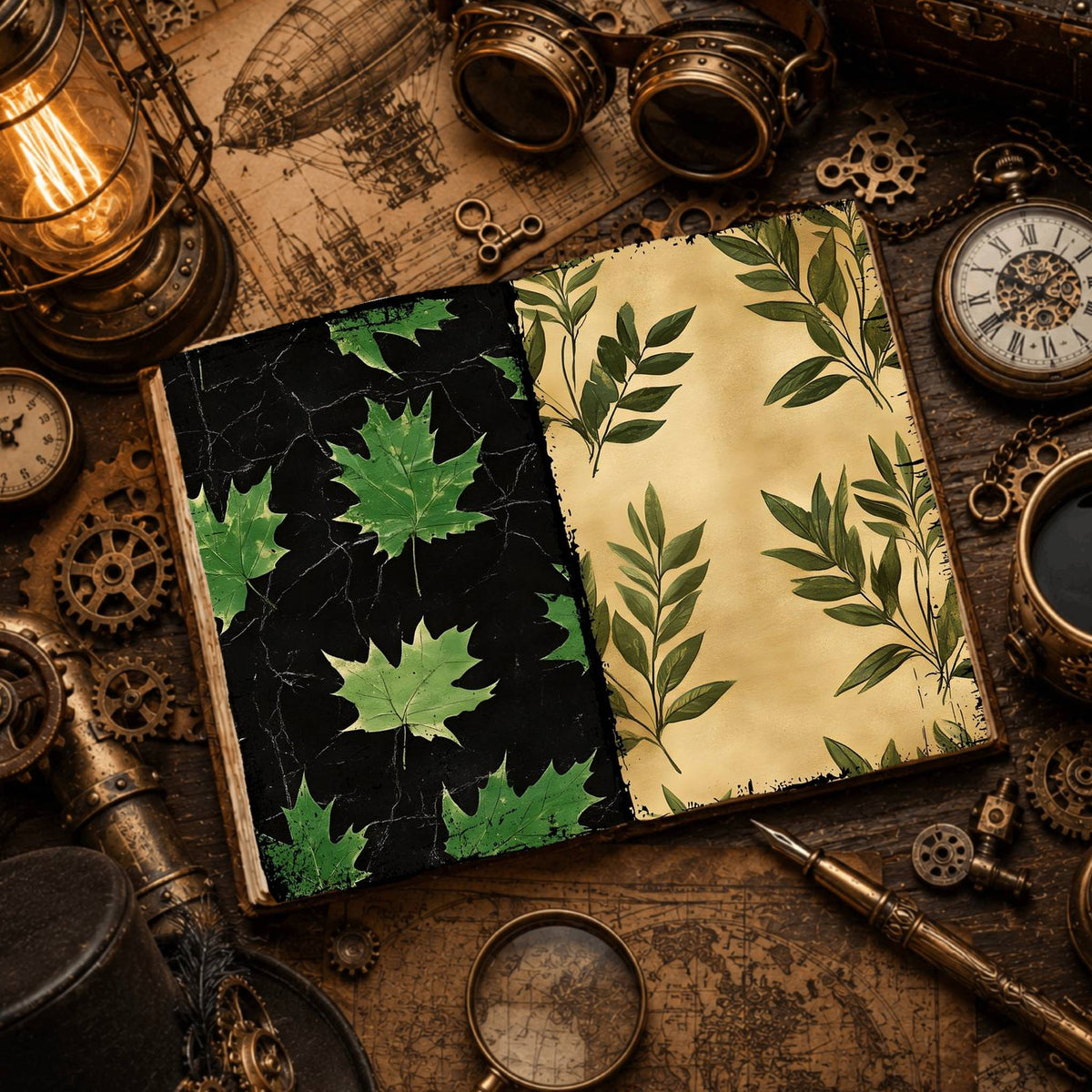 Leafy Digital Papers