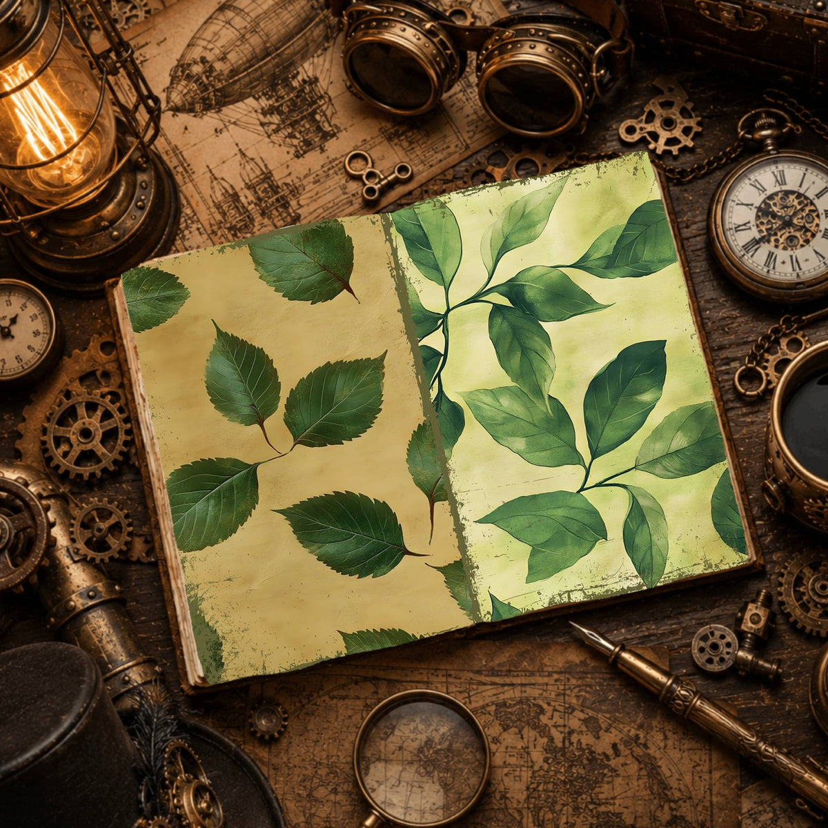 Leafy Digital Papers