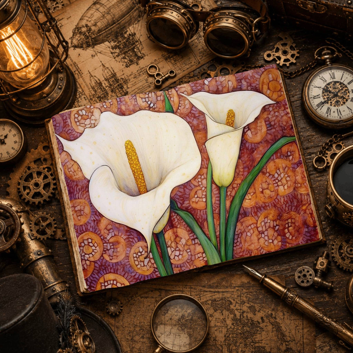 Lilies Digital Papers