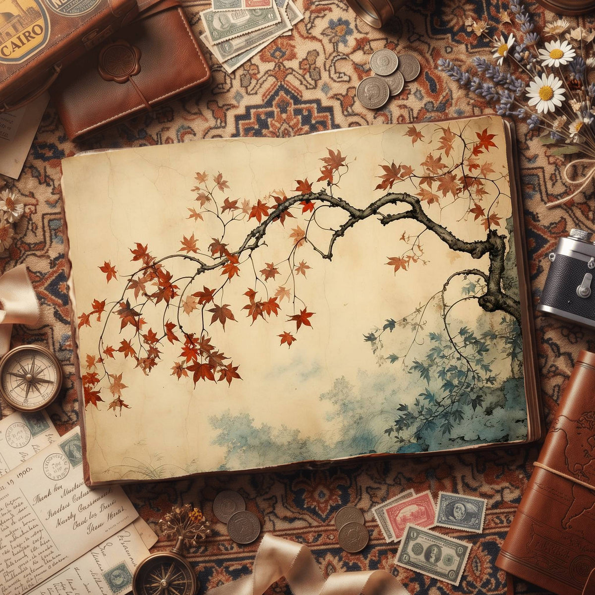Maple Leaves Digital Papers