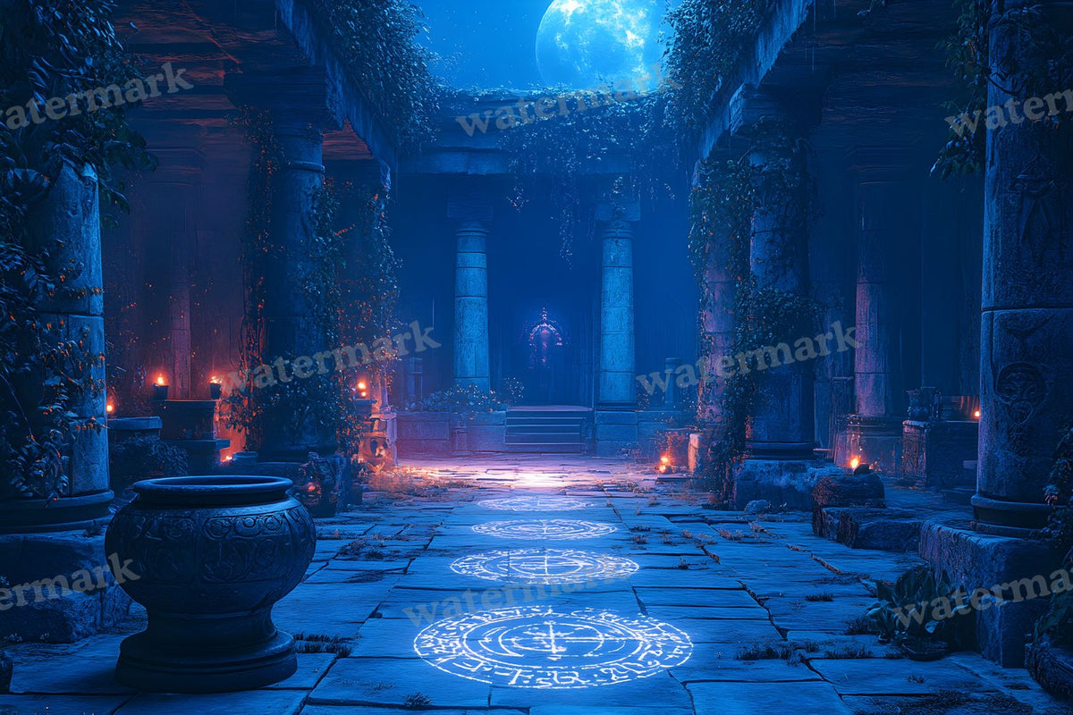 Moonlit Ritual Backdrop Images