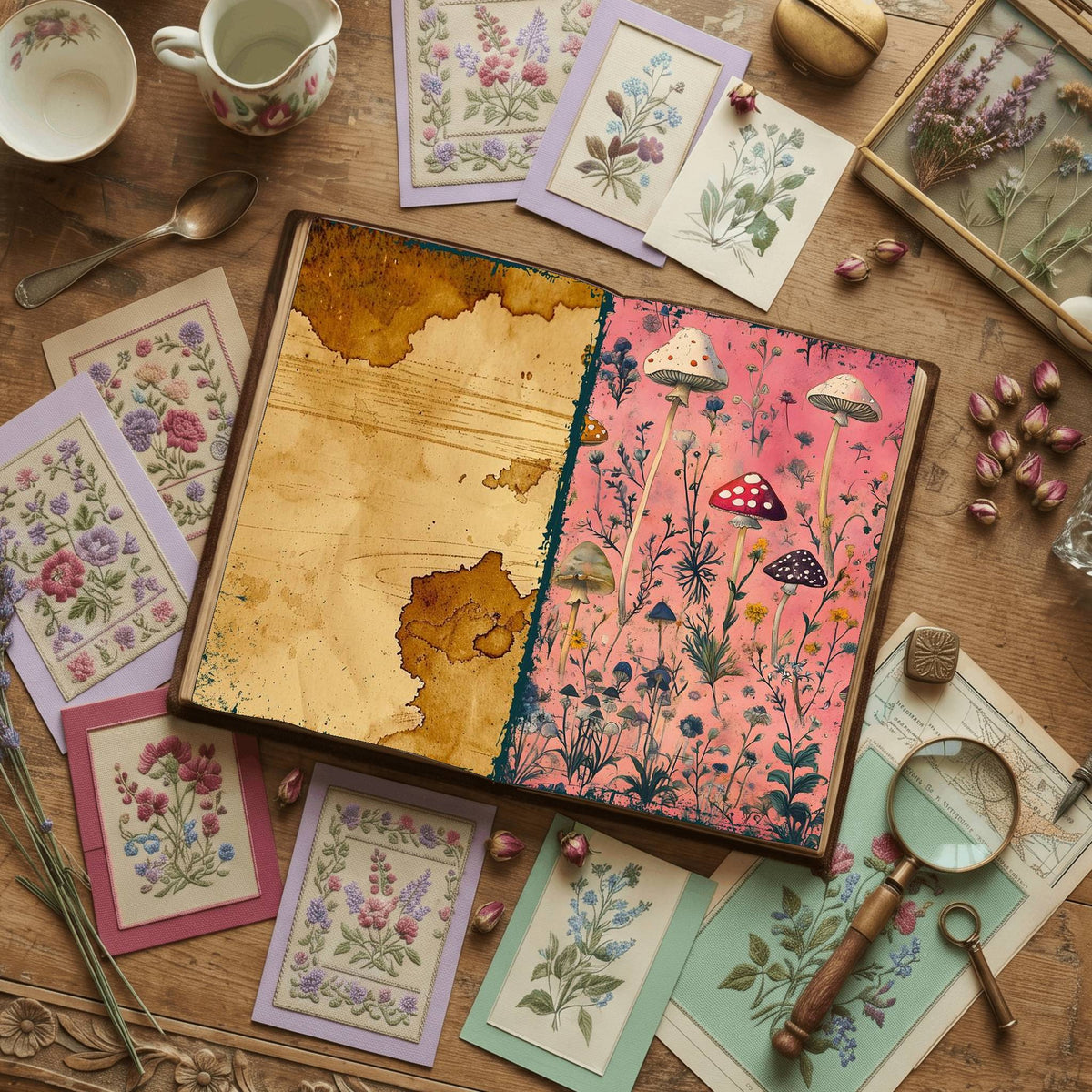 Mushroom Digital Papers