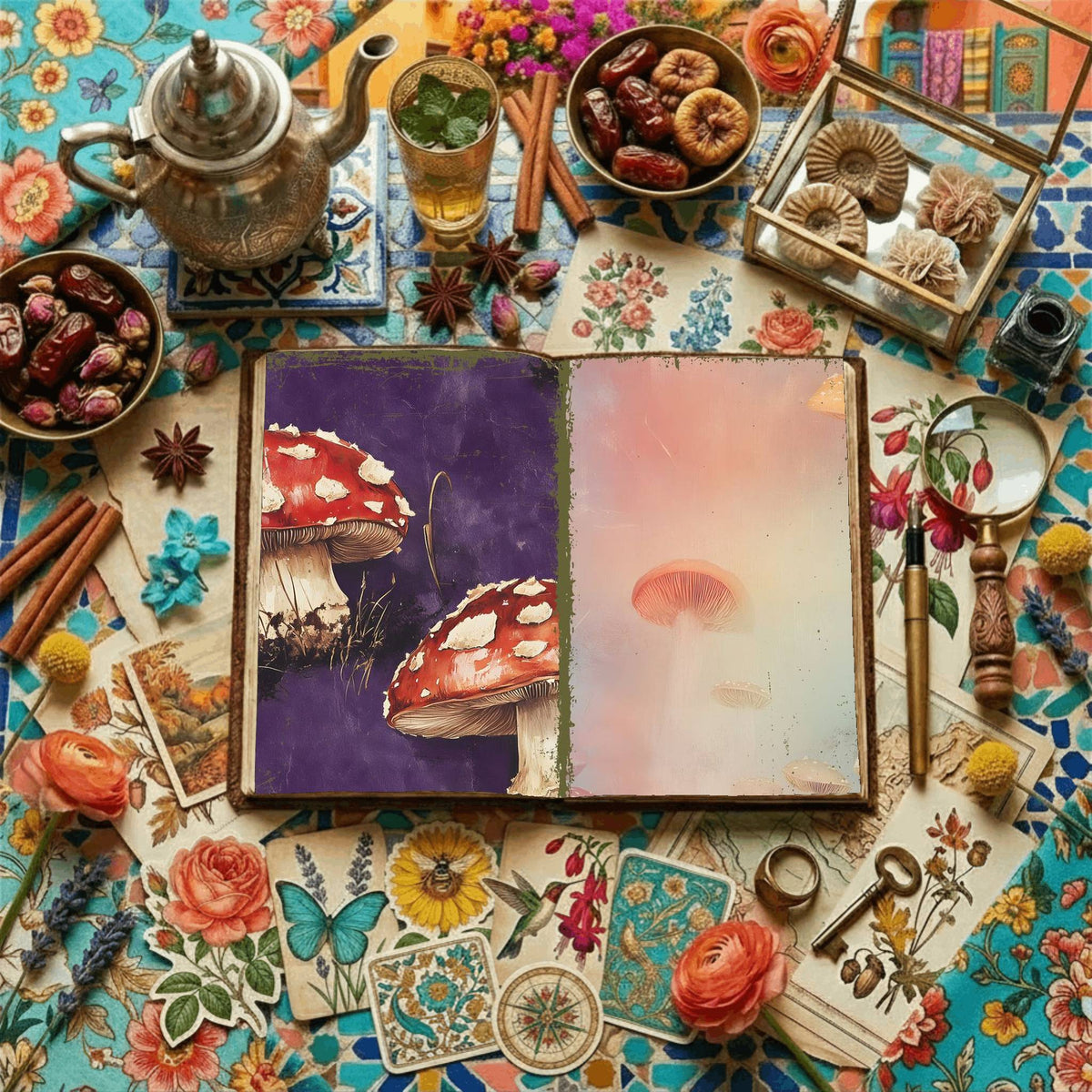 Mushroom Digital Papers