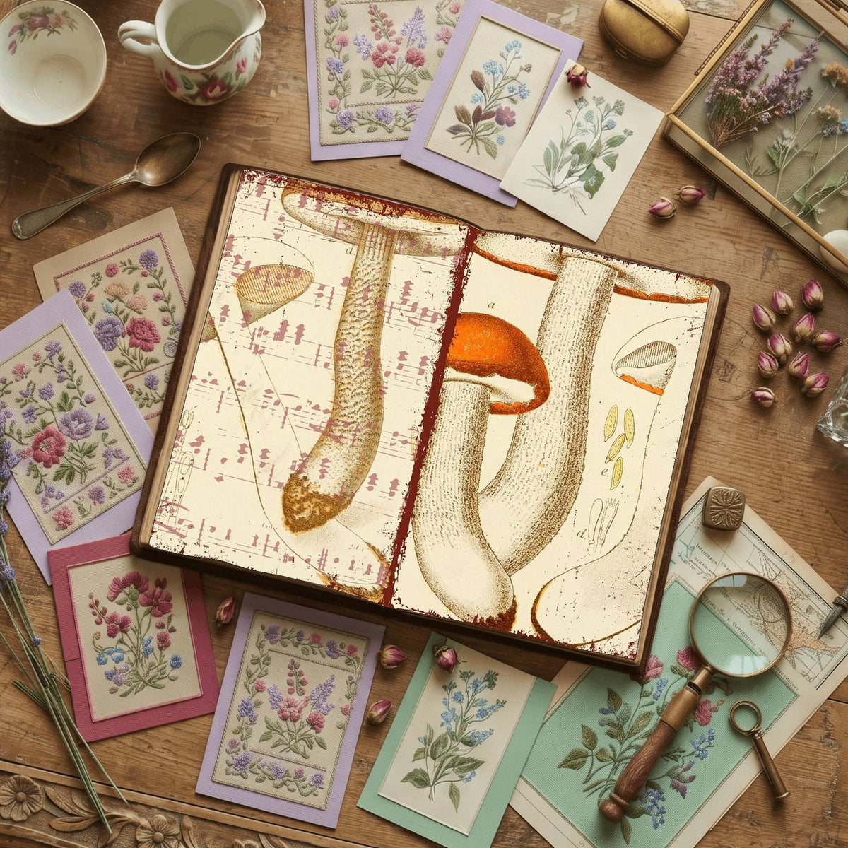 Mushroom Digital Papers