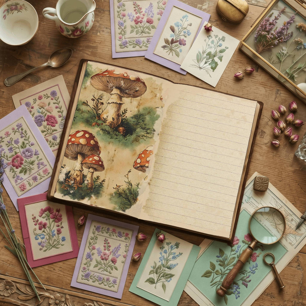 Mushroom Digital Papers