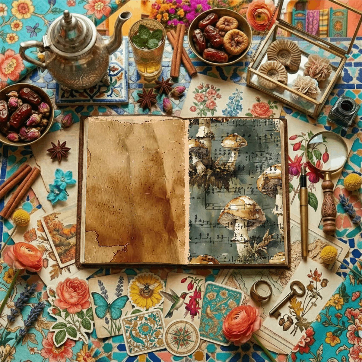 Mushroom Digital Papers