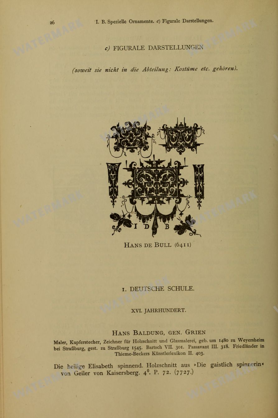 Ornament Book Vintage Prints