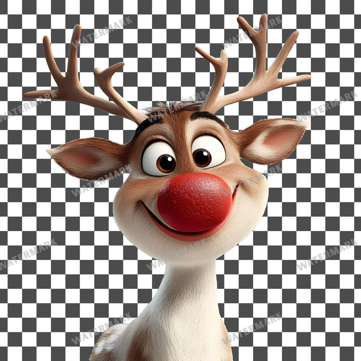 Reindeer Character Clipart Pngs