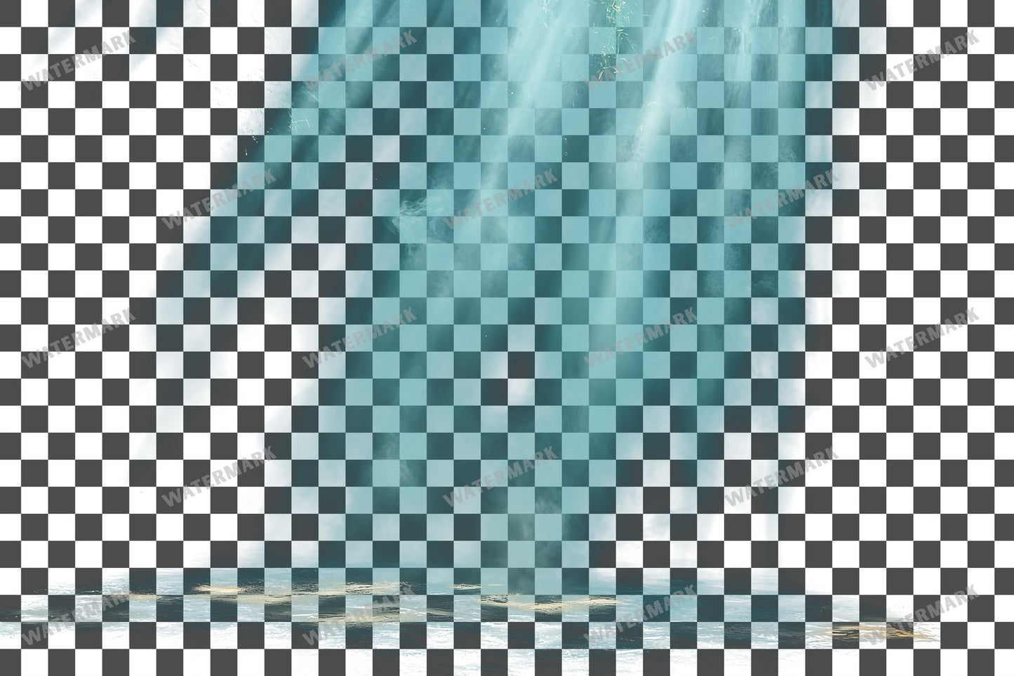Teal Lighting Dramatic Shadows Transparent Overlay Pngs