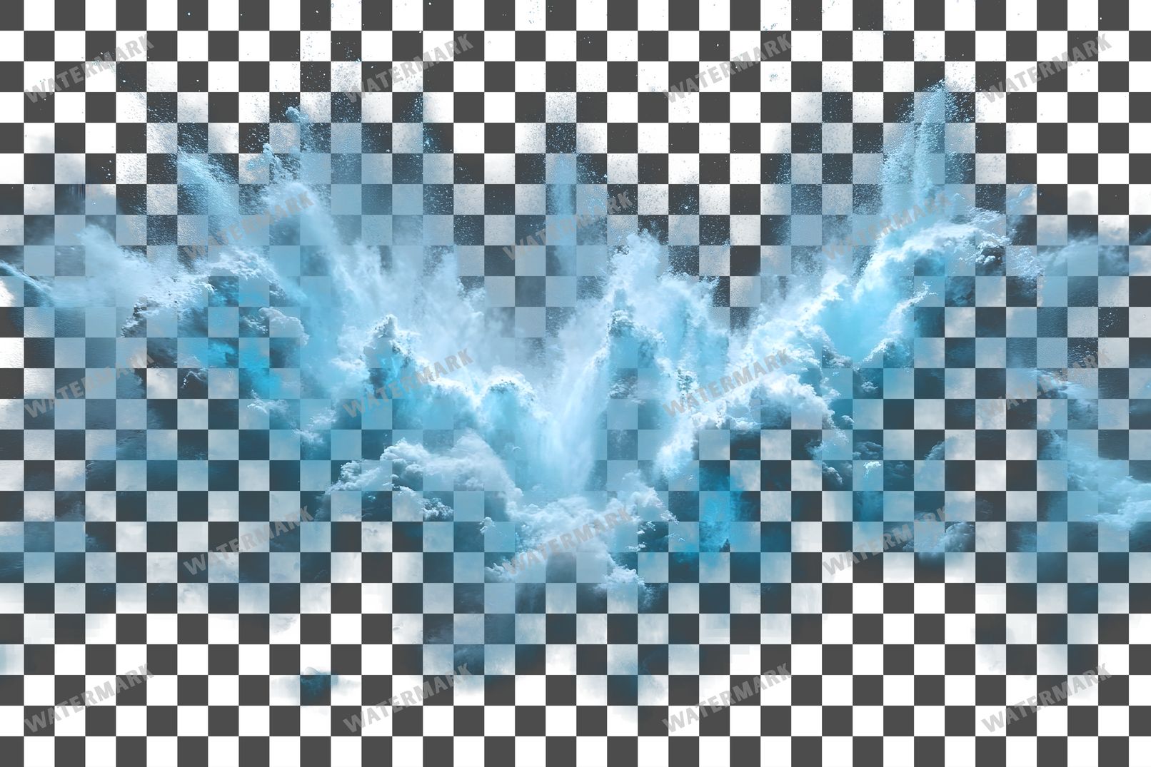 Teal Paint Explosion A Burst Transparent Overlay Pngs