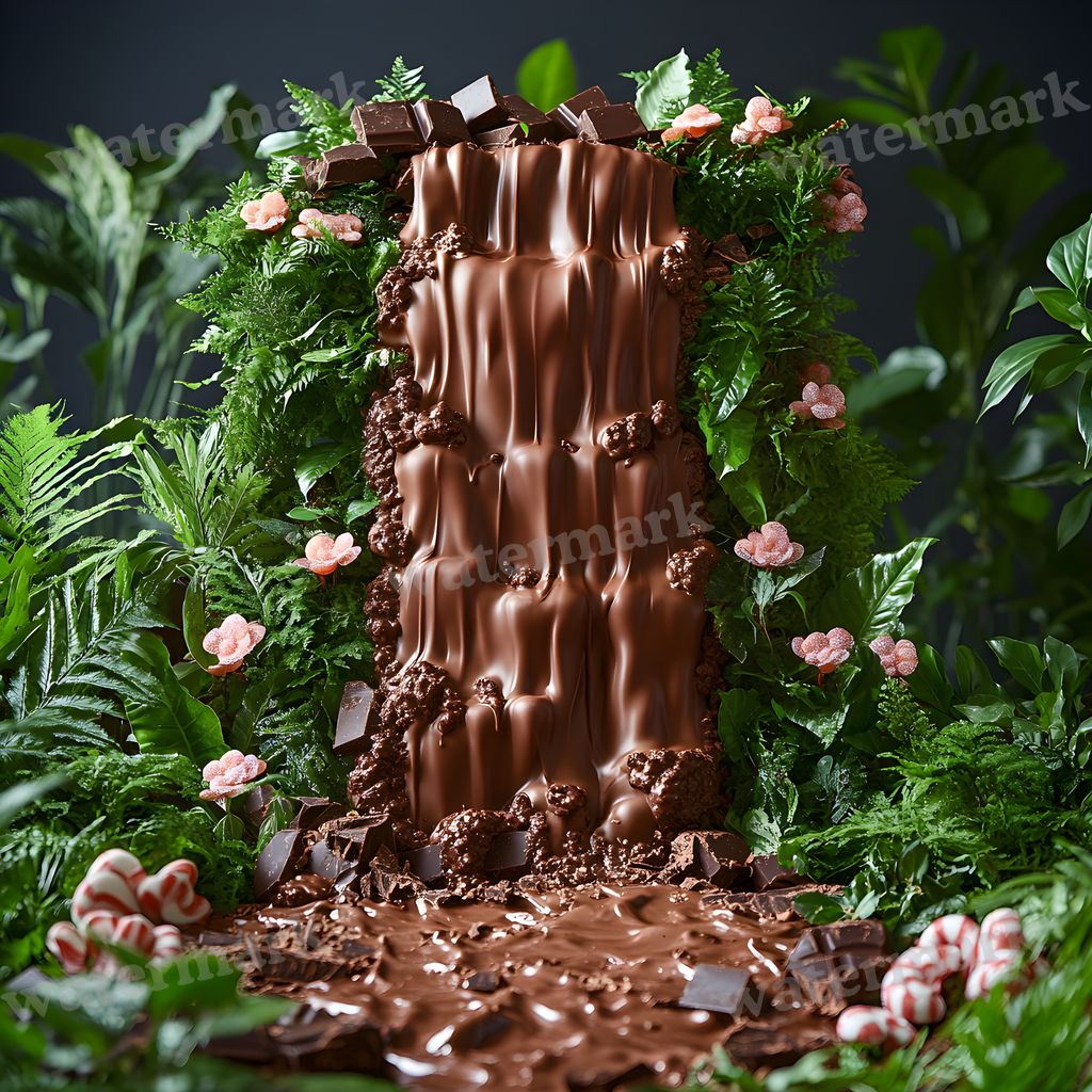 The Chocolate digital photo backdrop for photo editing, preview 3