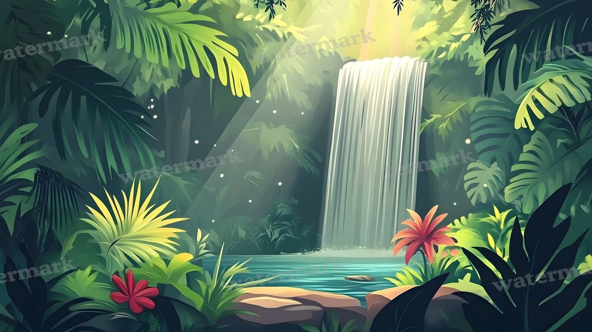 Tropical Forest Backdrop Images