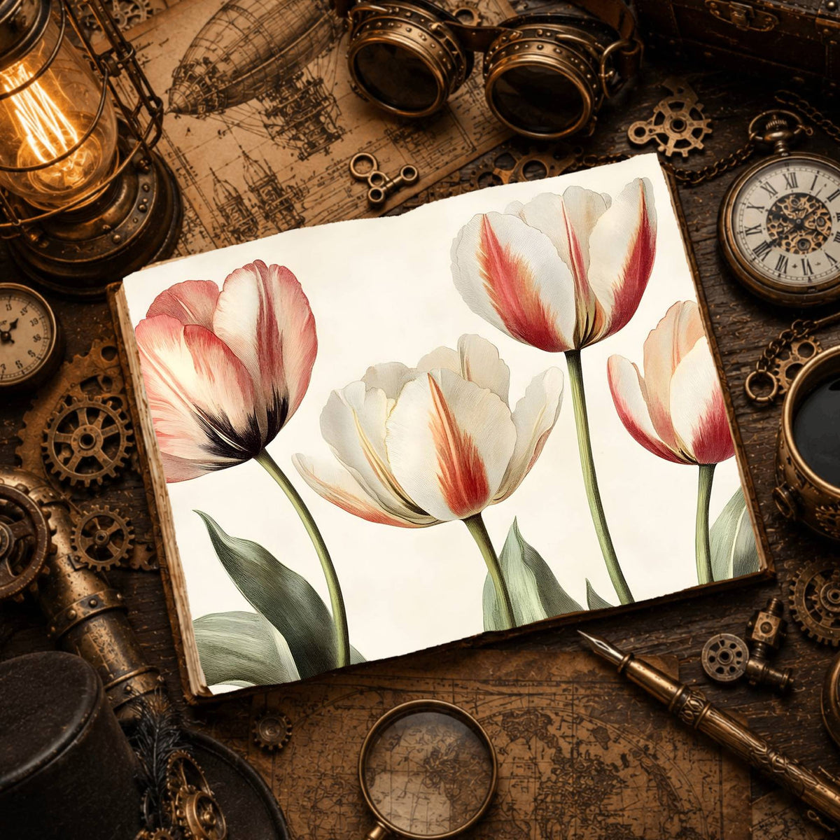 Tulips Digital Papers