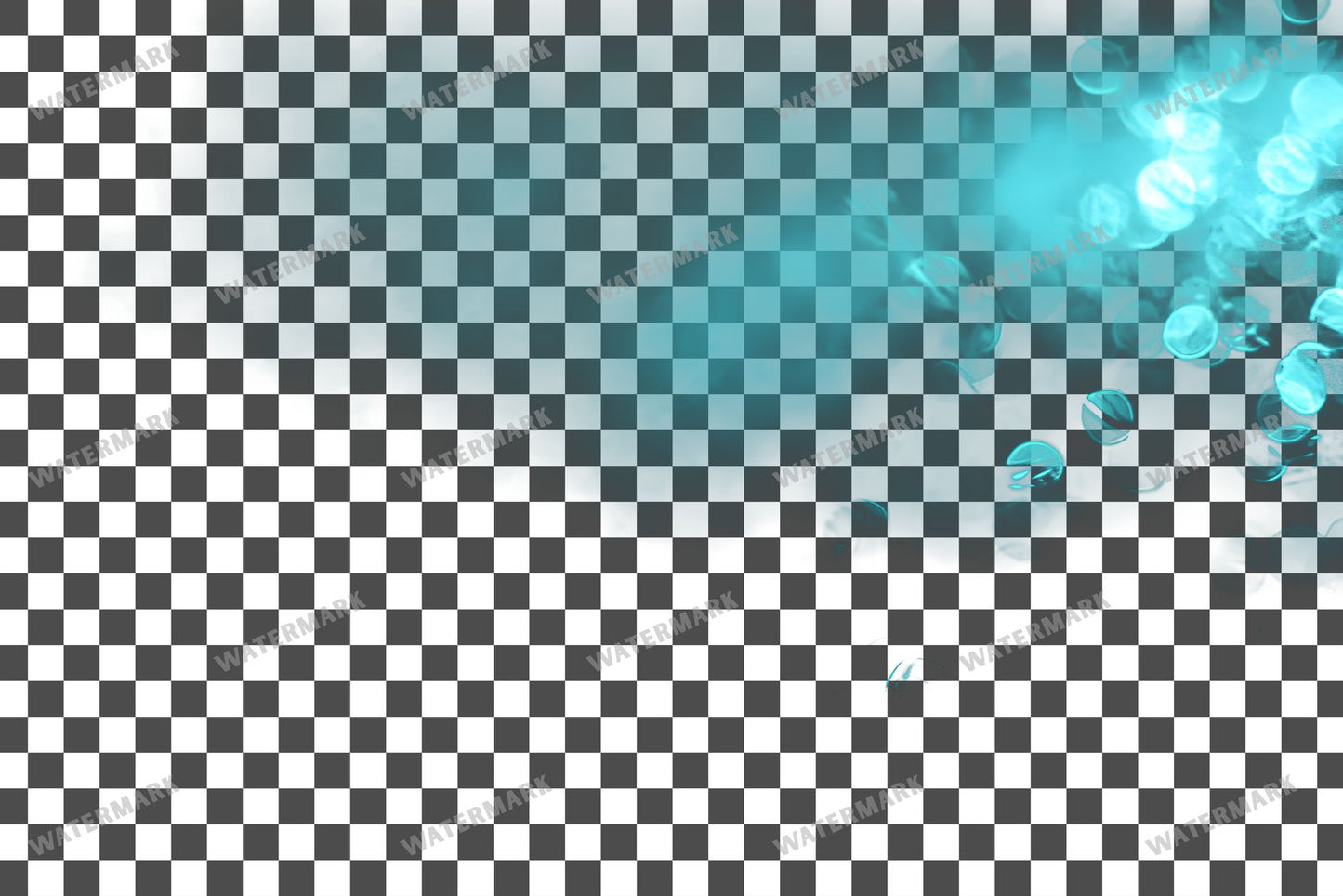 Turquoise Light Transparent Overlay Pngs