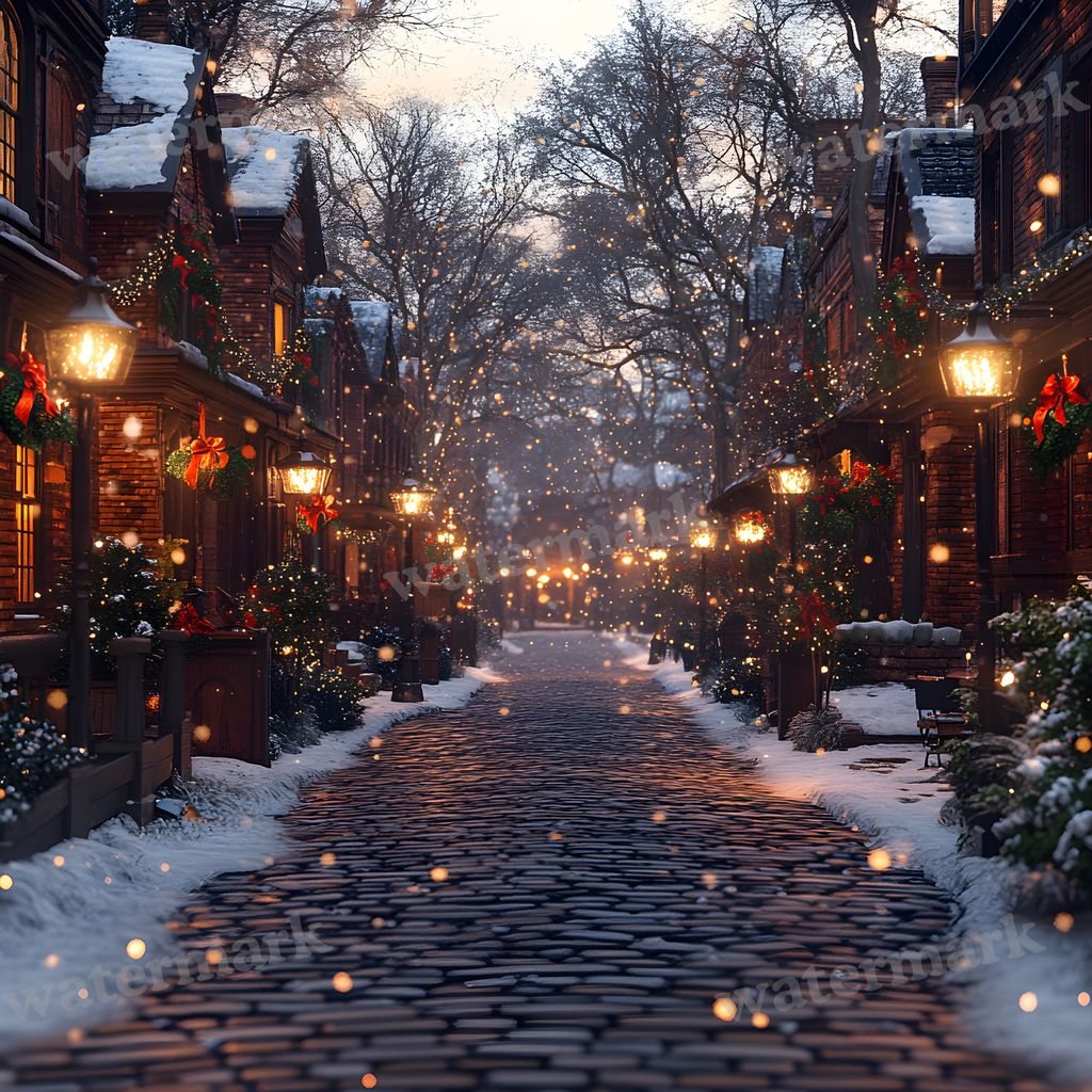 Victorian Christmas Backdrop Images
