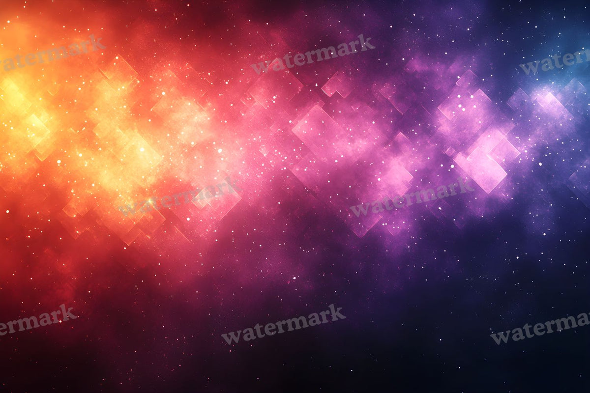 Vivid Modern Abstract digital photo backdrop for photo editing, preview 3