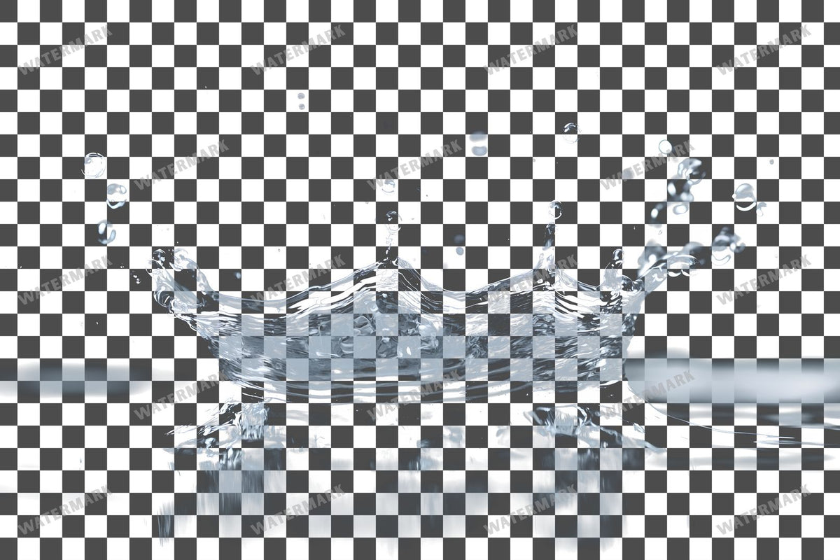 Water Splash Transparent Overlay Pngs