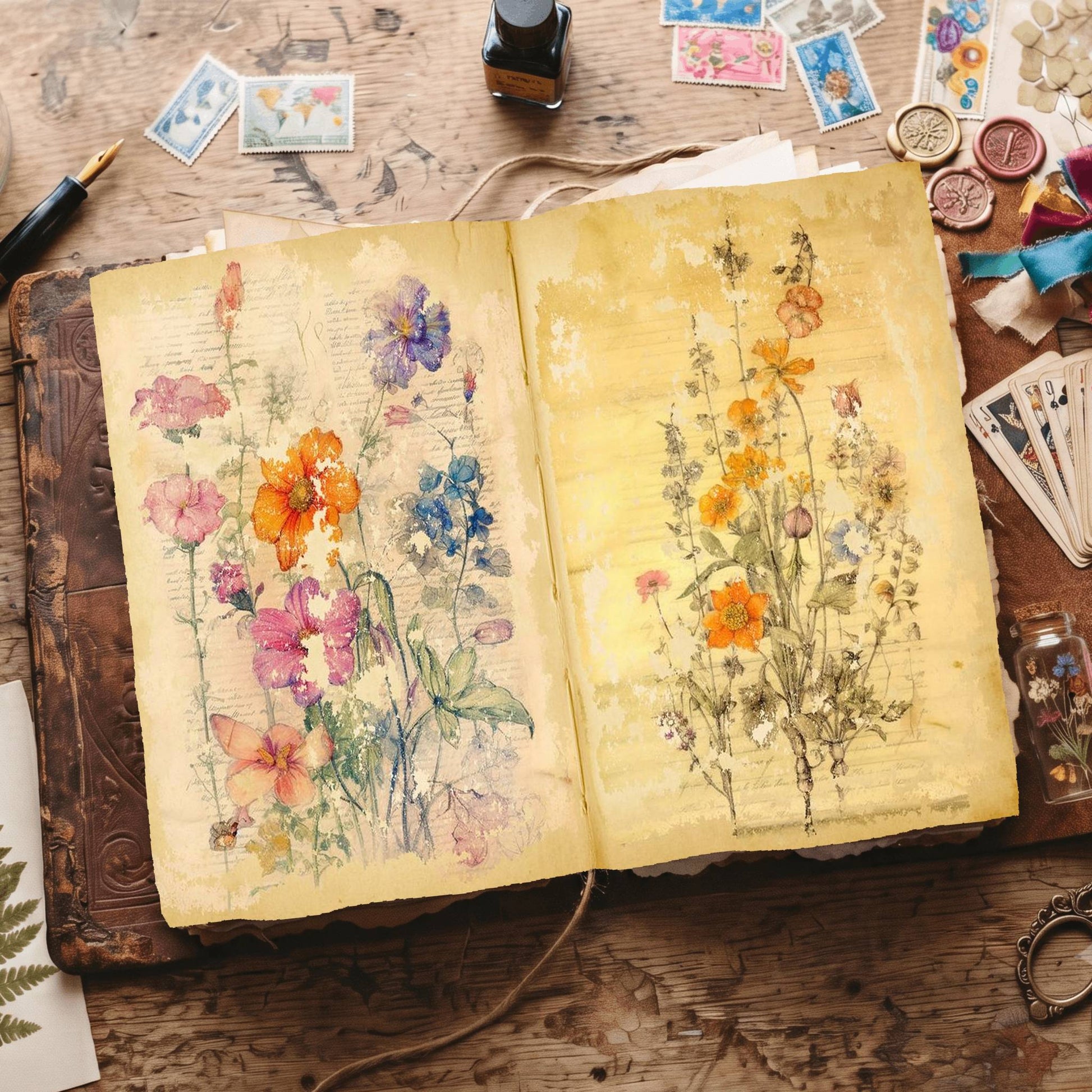 Wildflowers Digital Papers