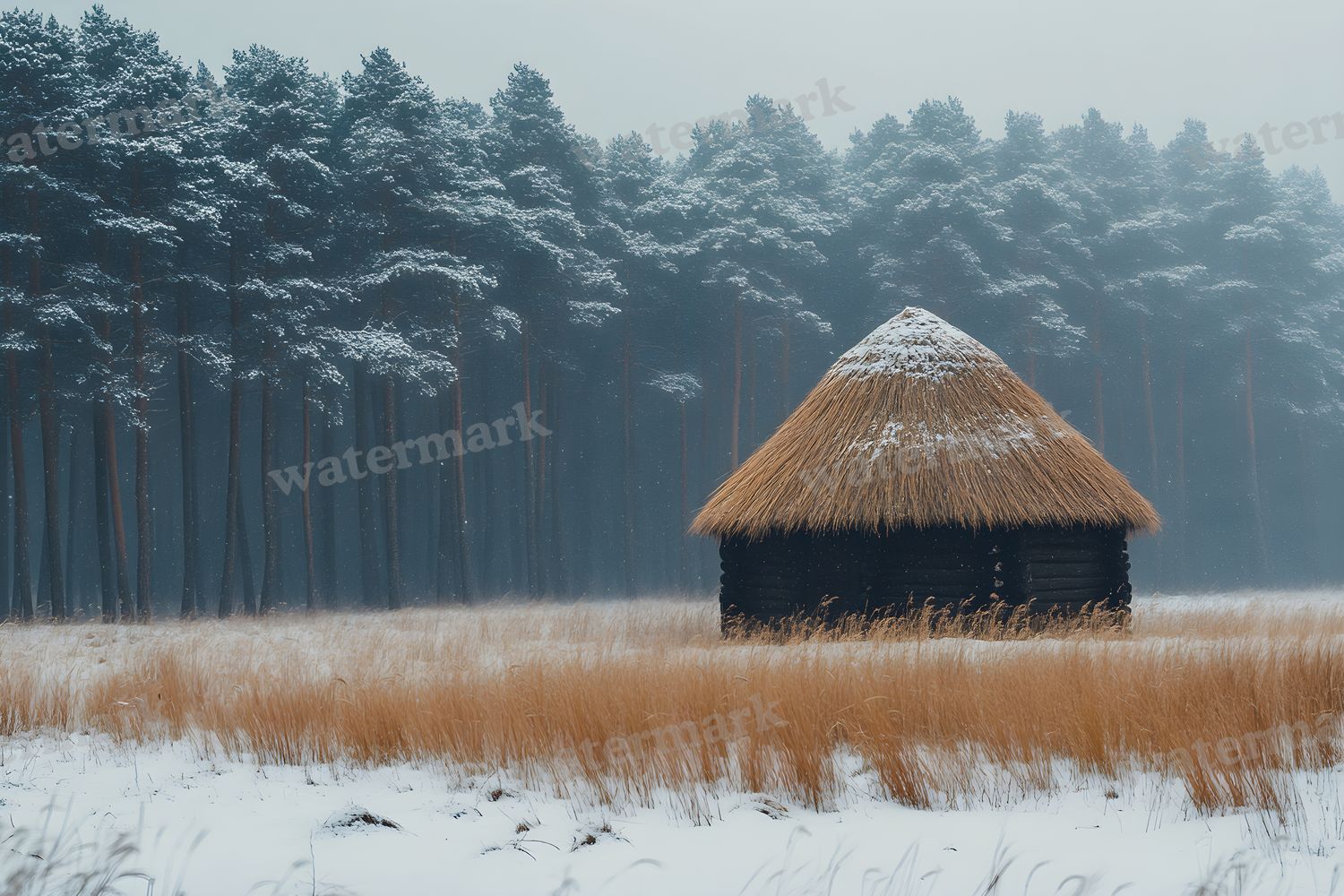 Witchs Hut Backdrop Images