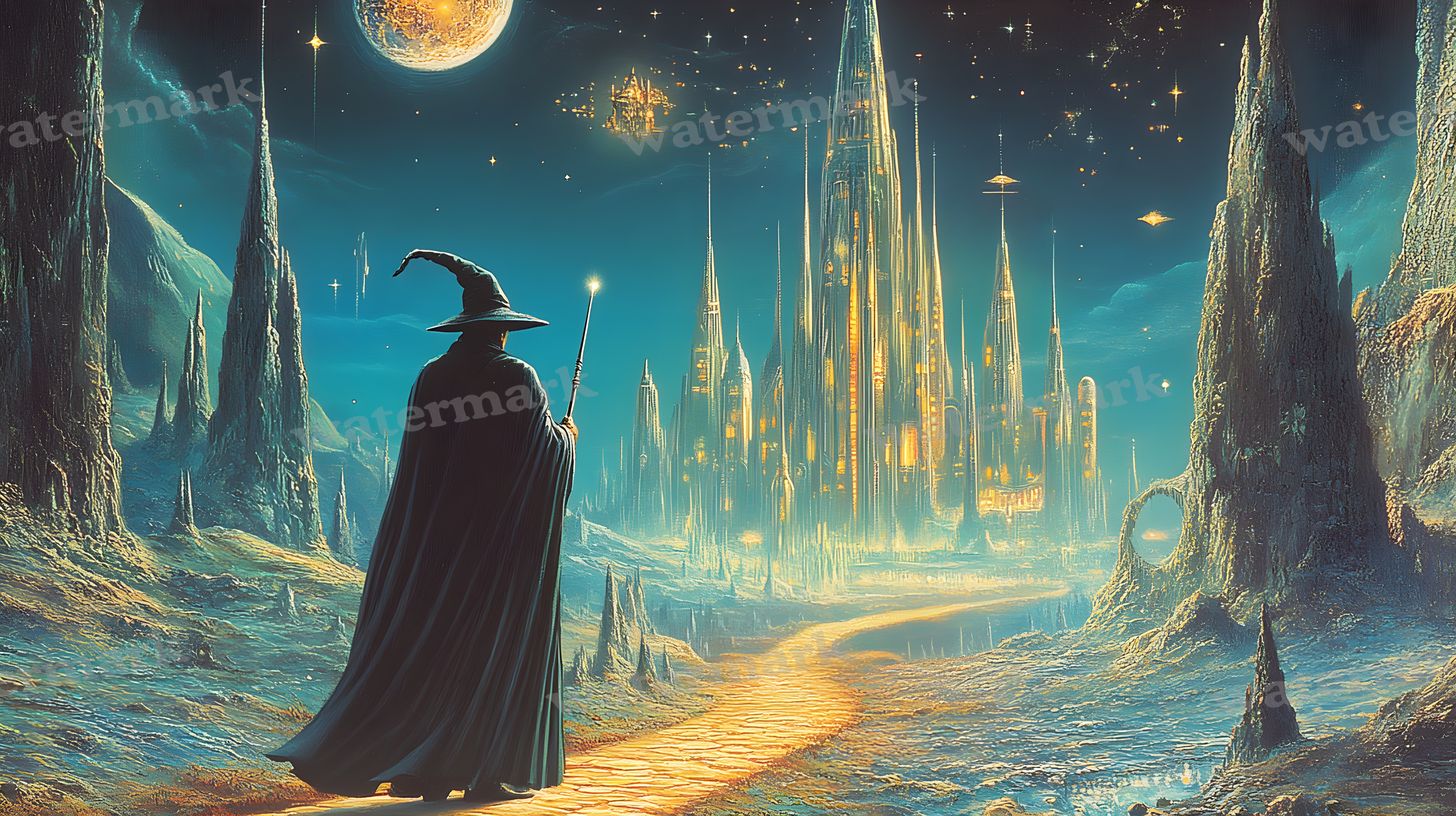 Wizard Walk Backdrop Images