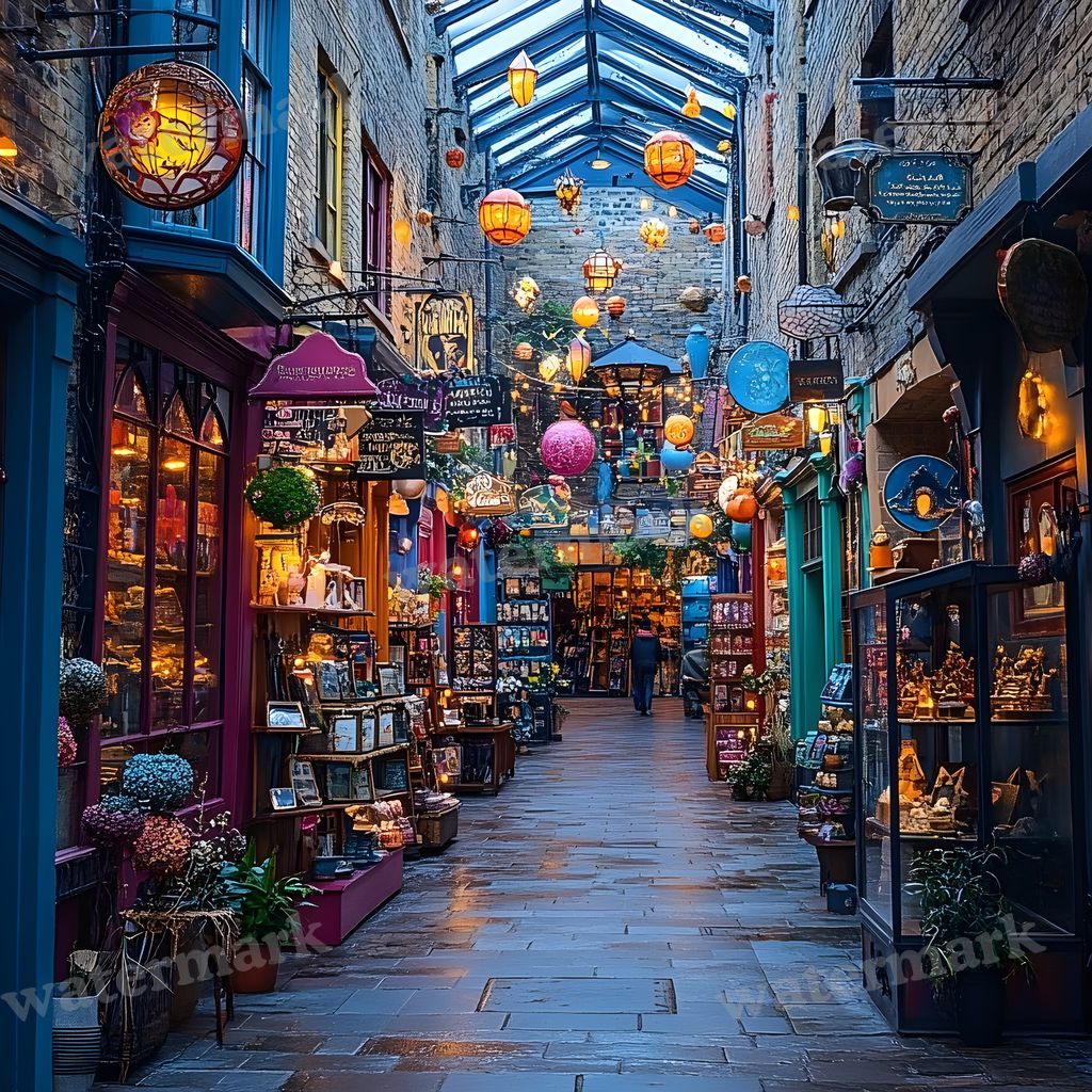 Wizarding Alley Backdrop Images