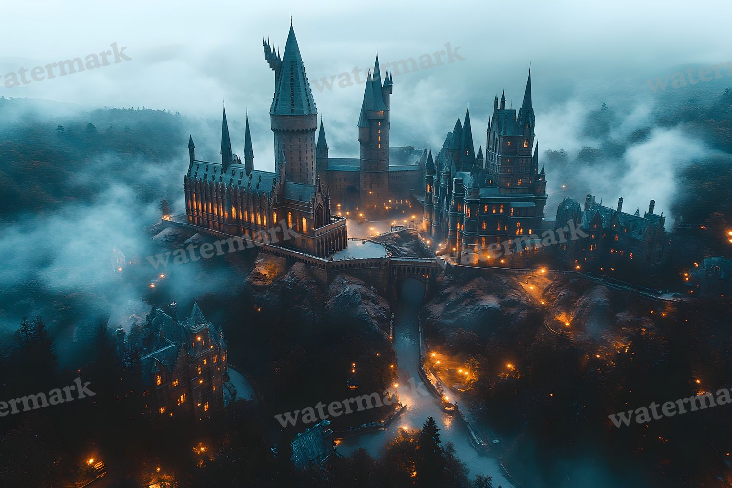 Wizarding School Backdrop Images