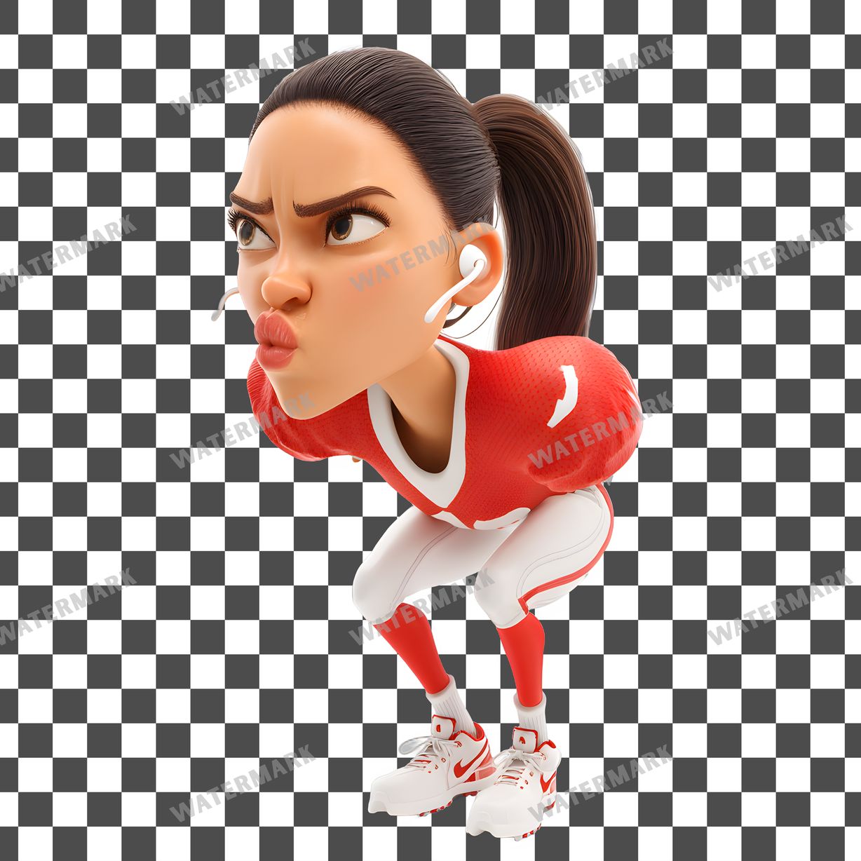 Woman Football Clipart Pngs