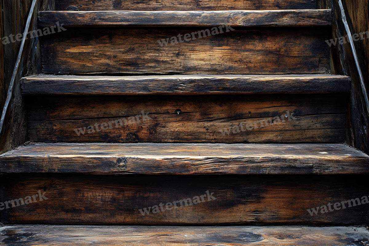 Wooden Stairrustic Vintage Backdrop Images