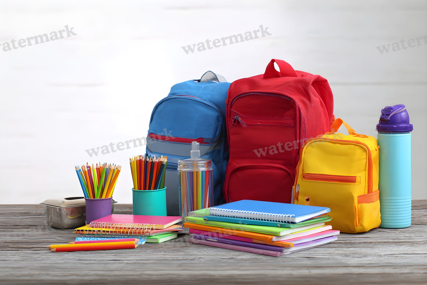 Wooden Table On White Backdrop Images