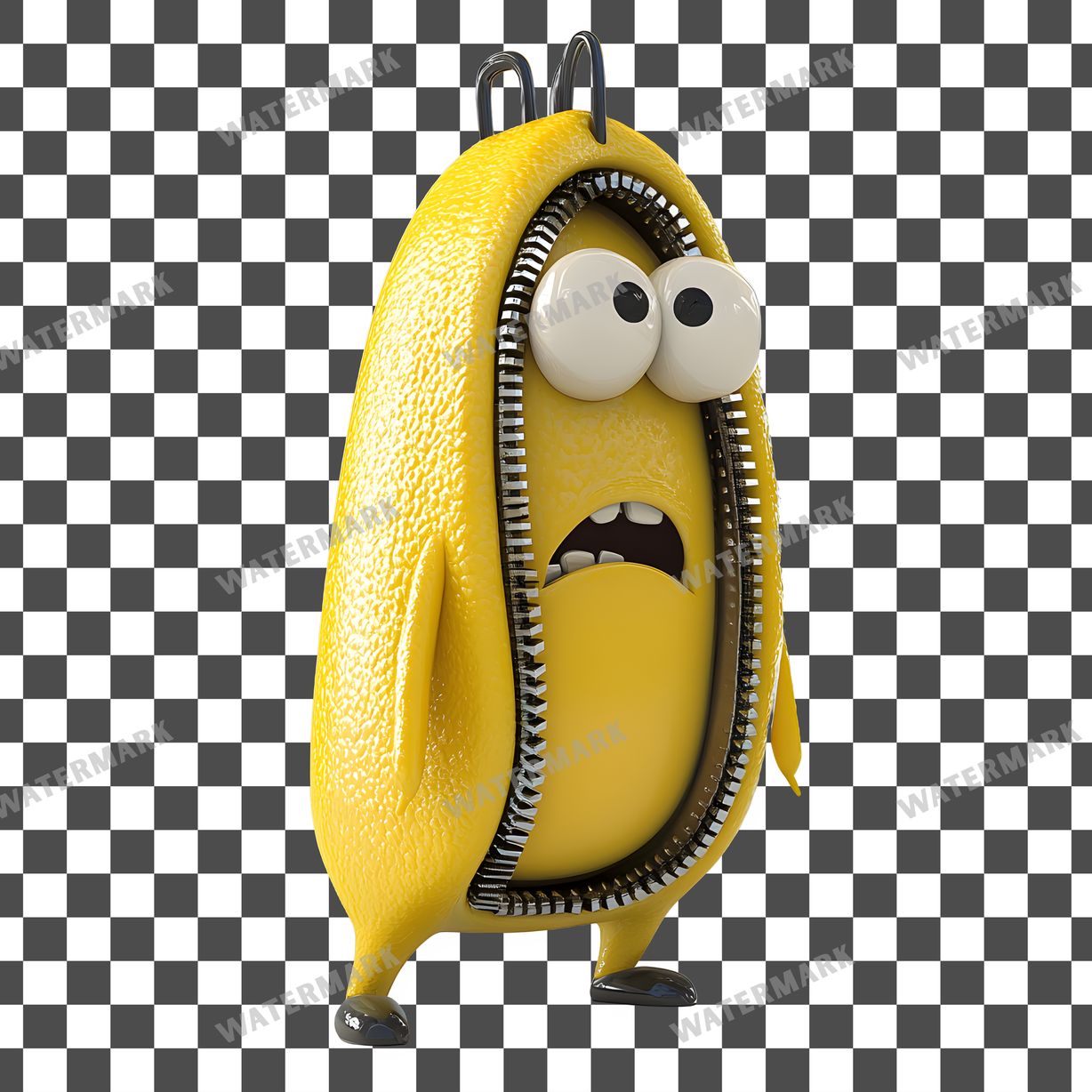 Worried Zipper Clipart Pngs