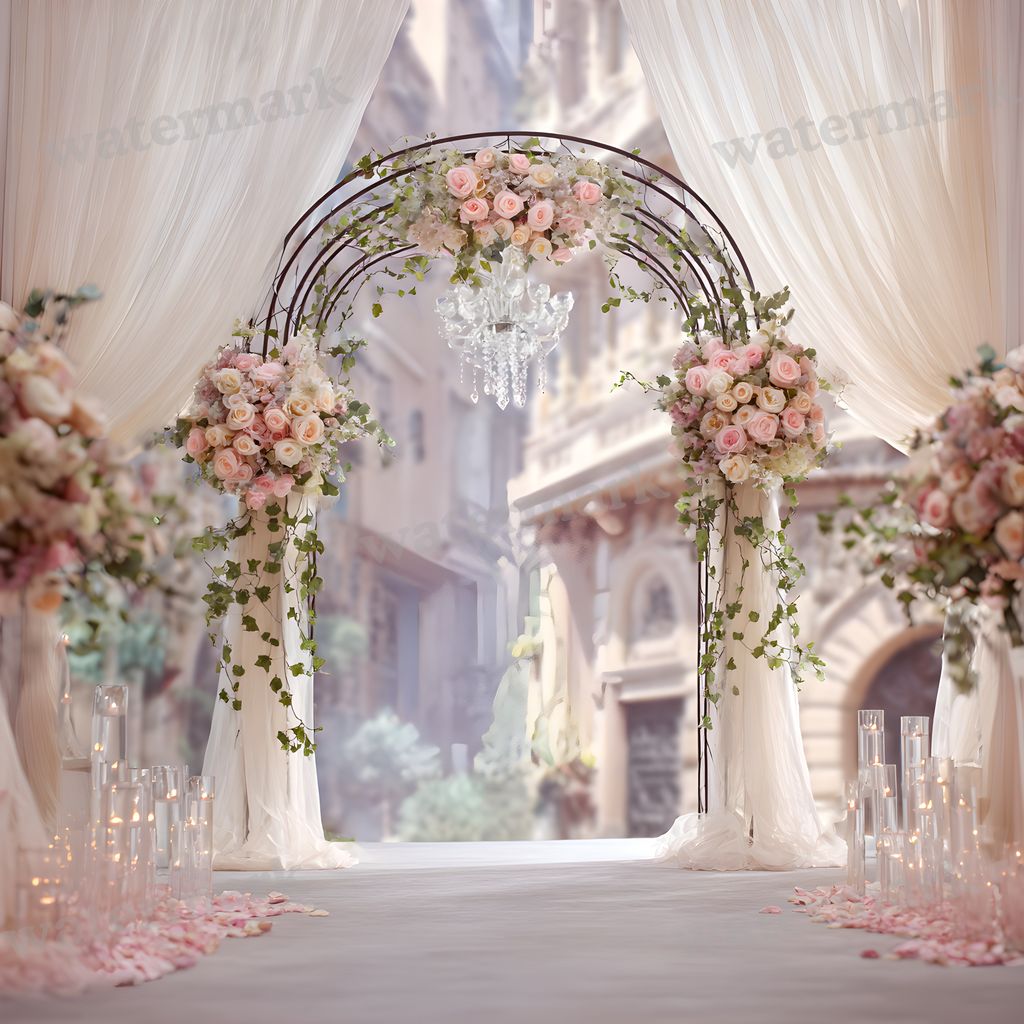Wrought Iron Arch Decor Backdrop Images