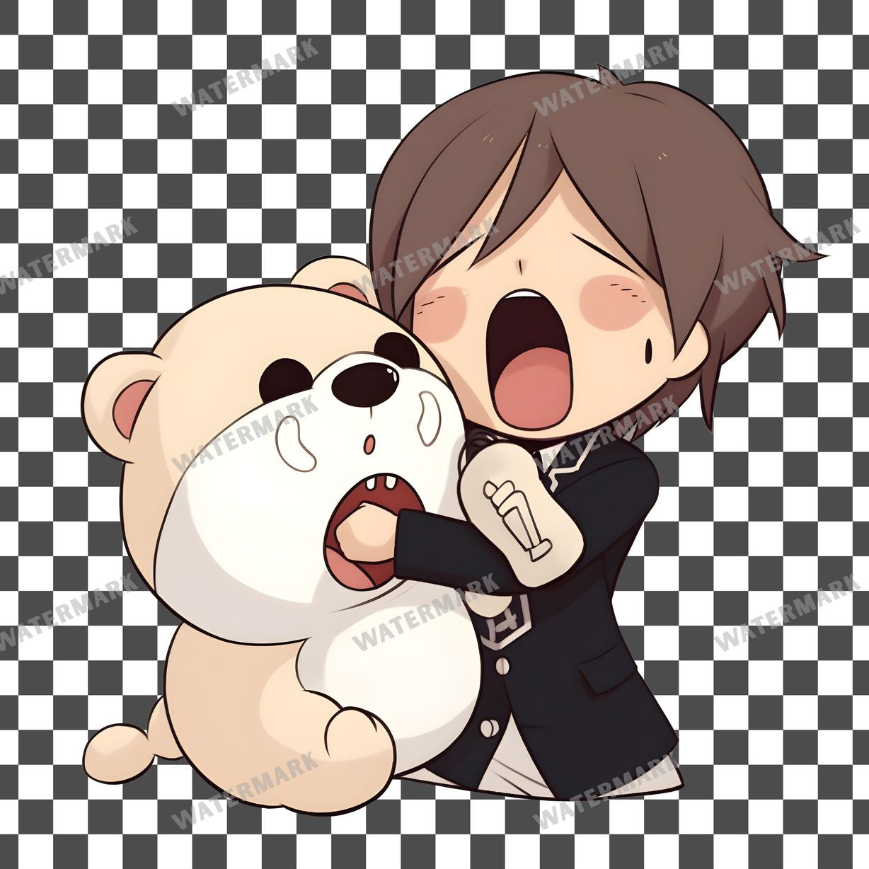 Yawning Character Clipart Pngs