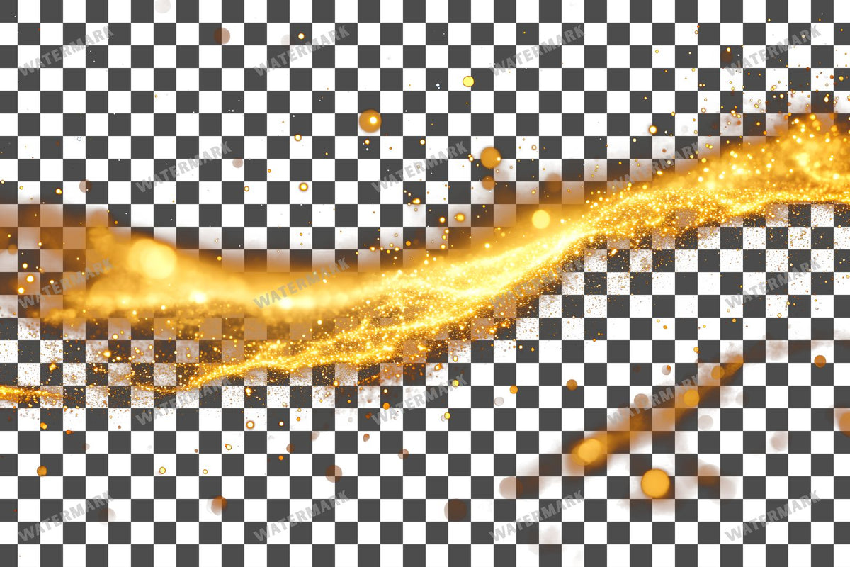Yellow Celestial Light Cosmic Radiance Transparent Overlay Pngs