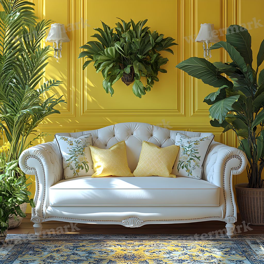 Yellow Pastel Room Backdrop Images
