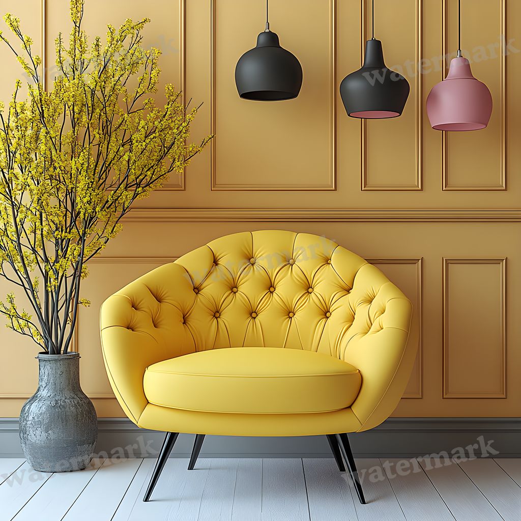 Yellow Pastel Room Backdrop Images