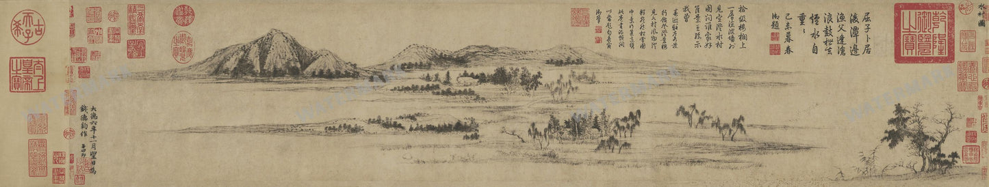 Zhao Mengfu Vintage Paintings