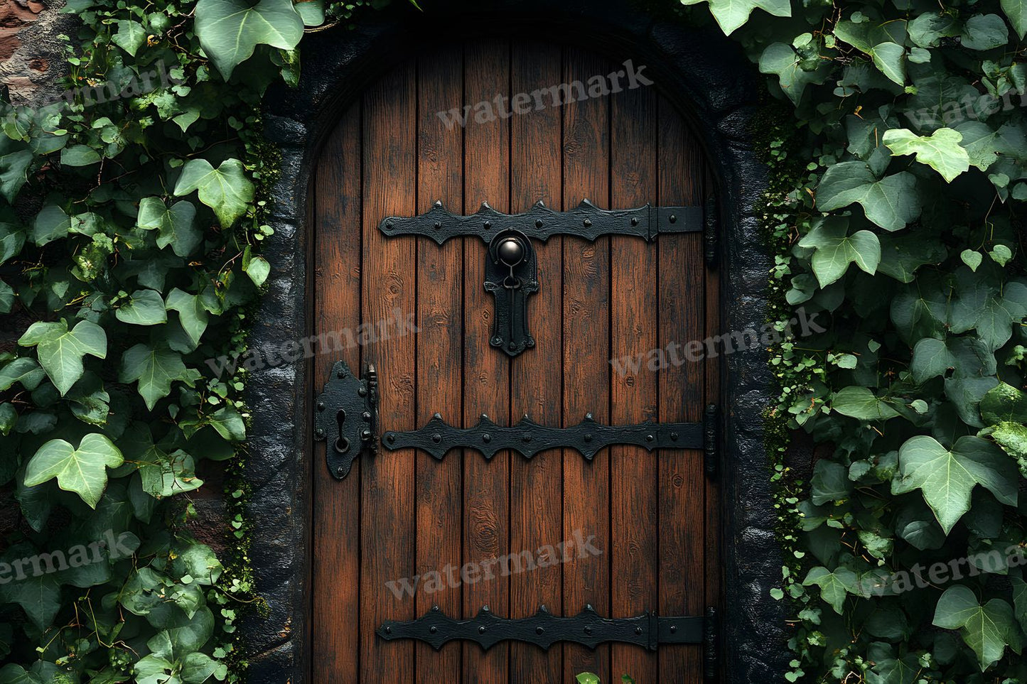 Aged Rustic Wood Door Backdrop Images