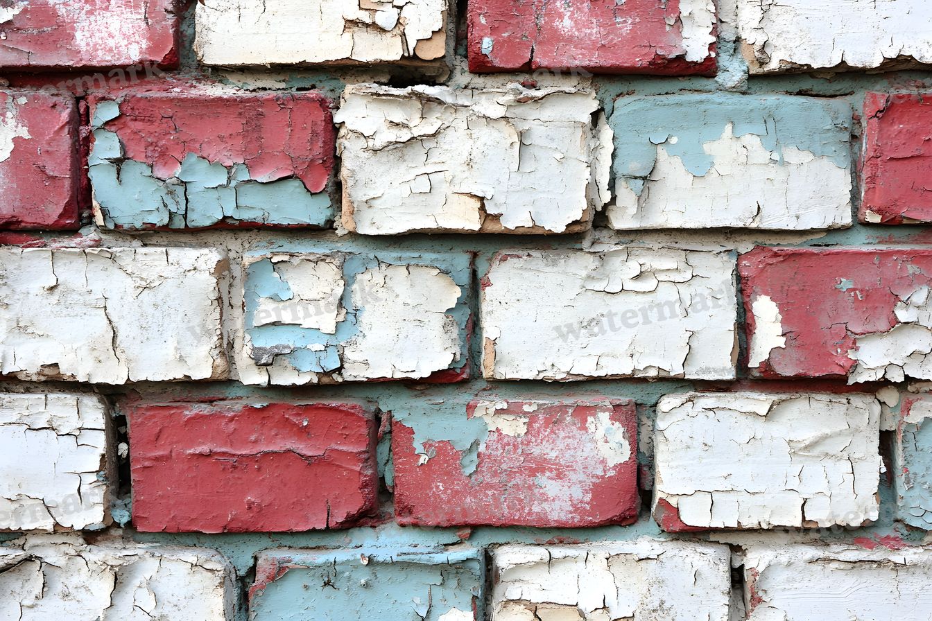 Aged Whitewashed Bricks Backdrop Images