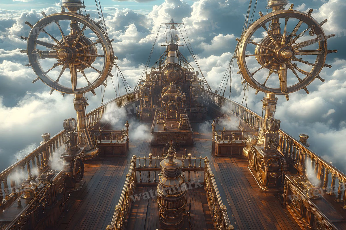 Airship Deck Backdrop Images