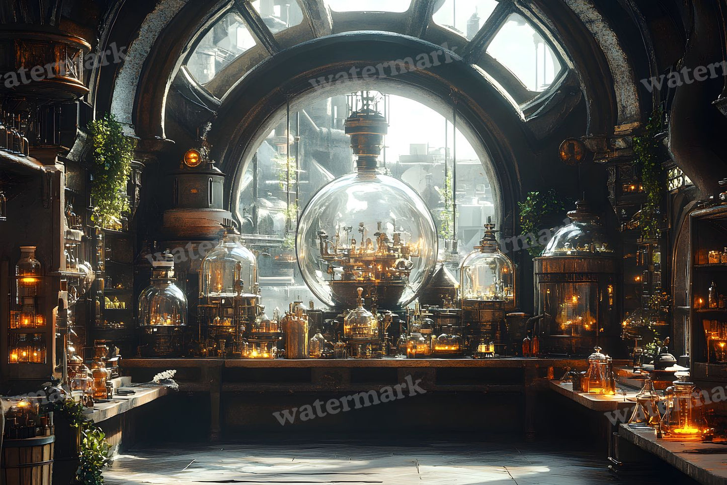 Alchemist Corner Study Backdrop Images