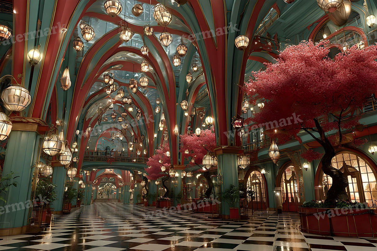 Alice Wonderland Theme Backdrop Images