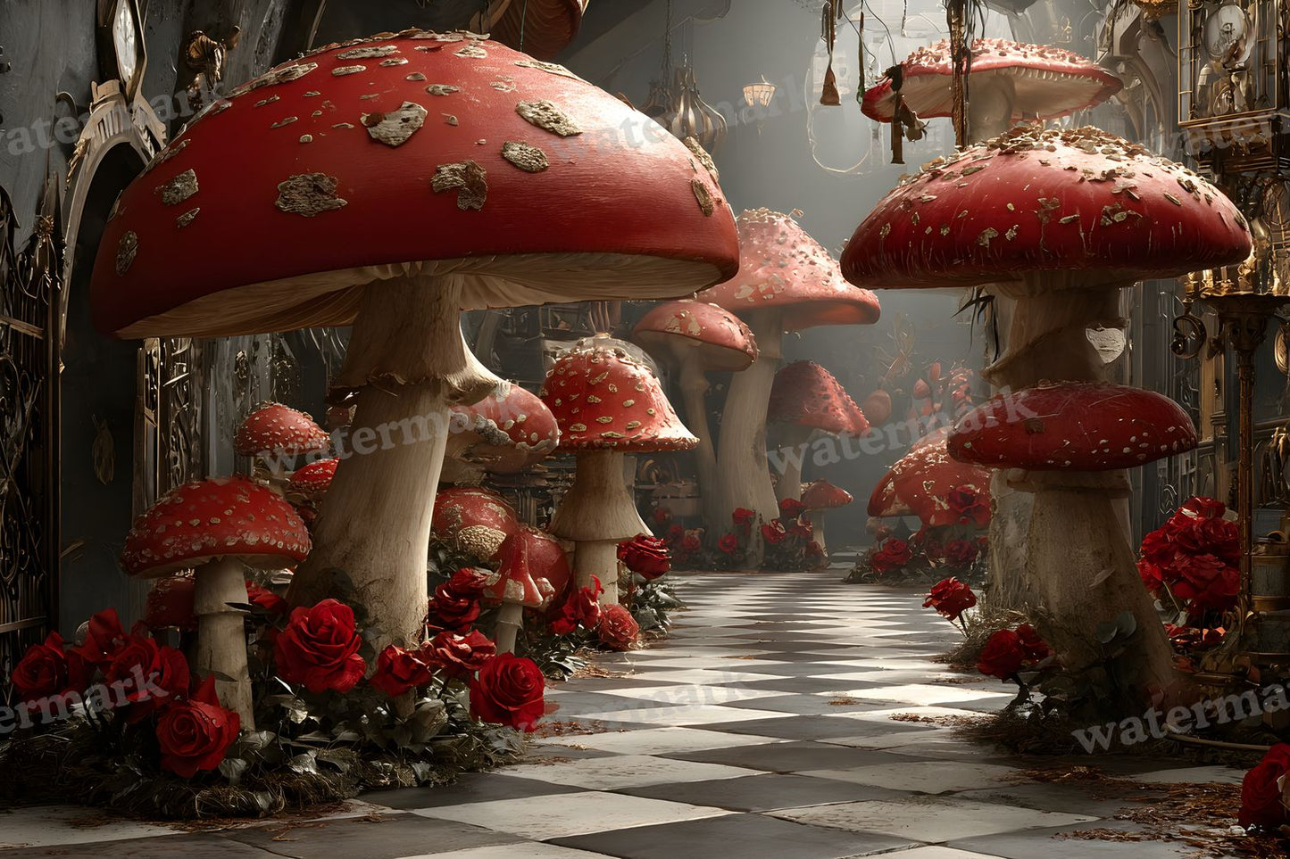 Alice Wonderland Theme Backdrop Images